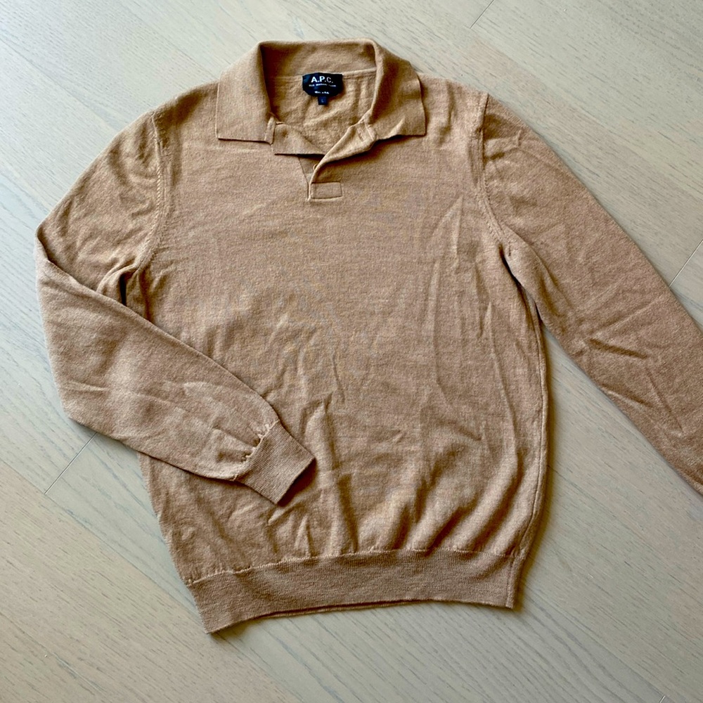 A.P.C Camel Brown Sweater